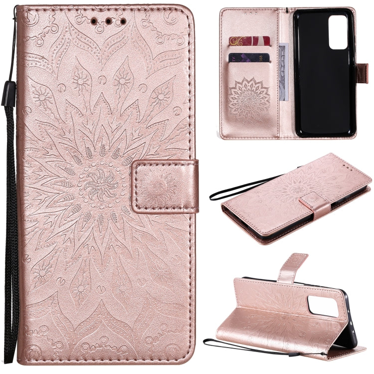Sun Embossing Pattern Horizontal Flip Leather Case with Card Slot & Holder & Wallet & Lanyard, For Sony Xperia5 II, For Xiaomi Mi 10T Lite 5G, For Xiaomi Mi 10T / 10T Pro