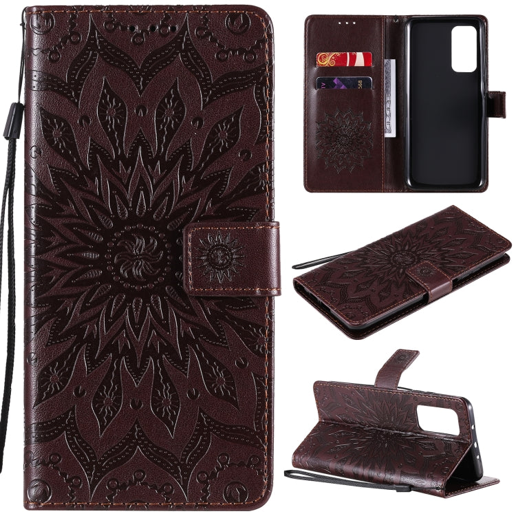 Sun Embossing Pattern Horizontal Flip Leather Case with Card Slot & Holder & Wallet & Lanyard, For Sony Xperia5 II, For Xiaomi Mi 10T Lite 5G, For Xiaomi Mi 10T / 10T Pro