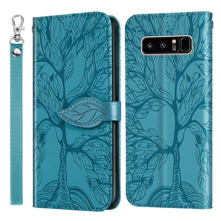 Life of Tree Embossing Pattern Horizontal Flip Leather Case with Holder & Card Slot & Wallet & Photo Frame & Lanyard, For Samsung Galaxy Note8, For Samsung Galaxy Note9, For Samsung Galaxy Note10, For Samsung Galaxy Note10+