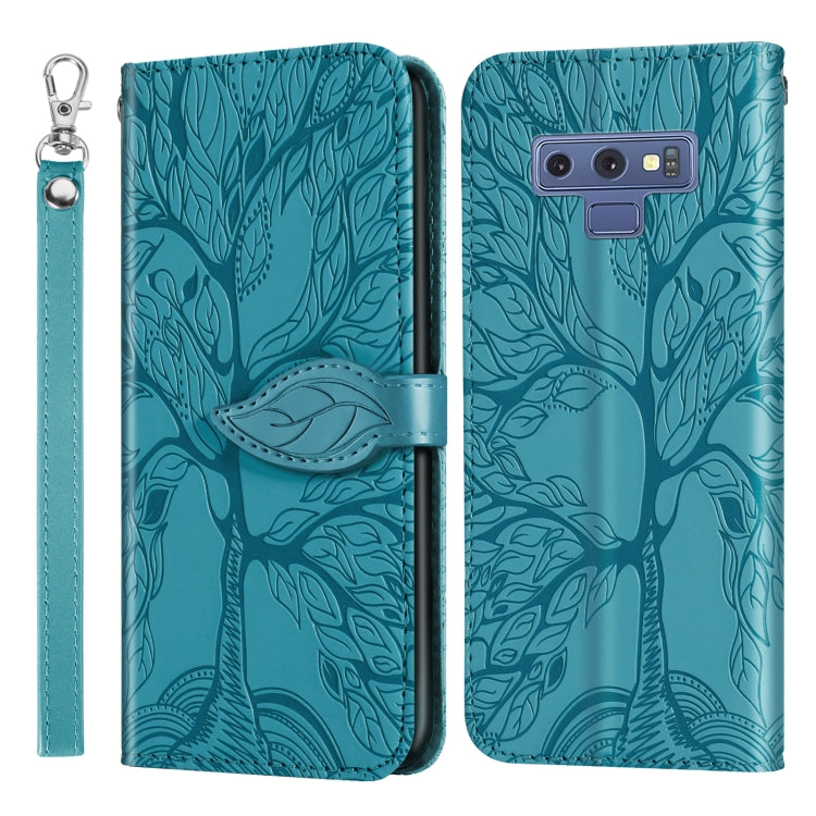 Life of Tree Embossing Pattern Horizontal Flip Leather Case with Holder & Card Slot & Wallet & Photo Frame & Lanyard, For Samsung Galaxy Note8, For Samsung Galaxy Note9, For Samsung Galaxy Note10, For Samsung Galaxy Note10+
