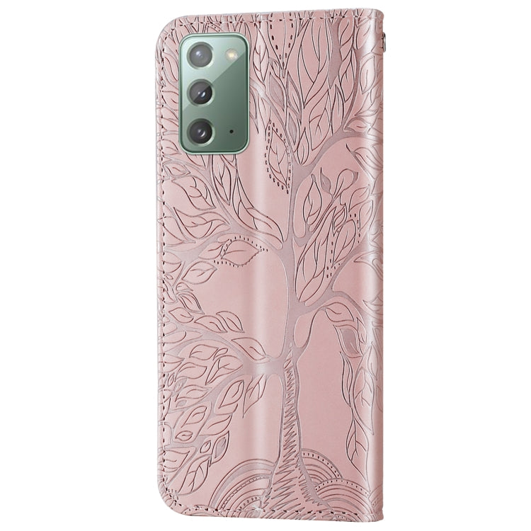 Life of Tree Embossing Pattern Horizontal Flip Leather Case with Holder & Card Slot & Wallet & Photo Frame & Lanyard, For Samsung Galaxy Note20, For Samsung Galaxy Note20 Ultra, For Samsung Galaxy S8, For Samsung Galaxy S8+