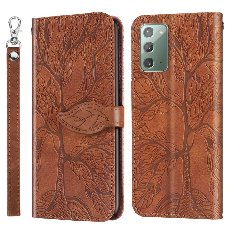 Life of Tree Embossing Pattern Horizontal Flip Leather Case with Holder & Card Slot & Wallet & Photo Frame & Lanyard, For Samsung Galaxy Note20, For Samsung Galaxy Note20 Ultra, For Samsung Galaxy S8, For Samsung Galaxy S8+