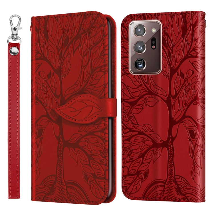 Life of Tree Embossing Pattern Horizontal Flip Leather Case with Holder & Card Slot & Wallet & Photo Frame & Lanyard, For Samsung Galaxy Note20, For Samsung Galaxy Note20 Ultra, For Samsung Galaxy S8, For Samsung Galaxy S8+