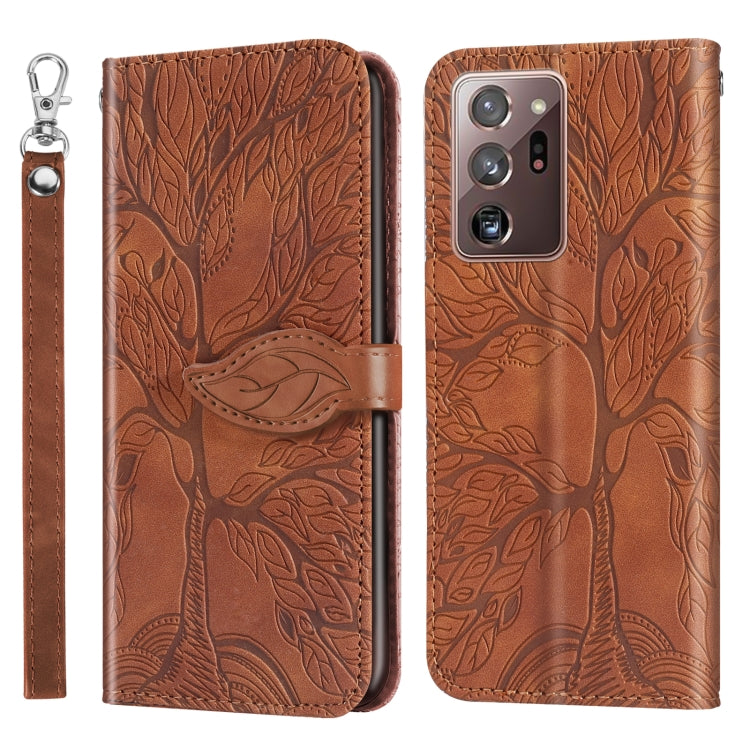 Life of Tree Embossing Pattern Horizontal Flip Leather Case with Holder & Card Slot & Wallet & Photo Frame & Lanyard, For Samsung Galaxy Note20, For Samsung Galaxy Note20 Ultra, For Samsung Galaxy S8, For Samsung Galaxy S8+