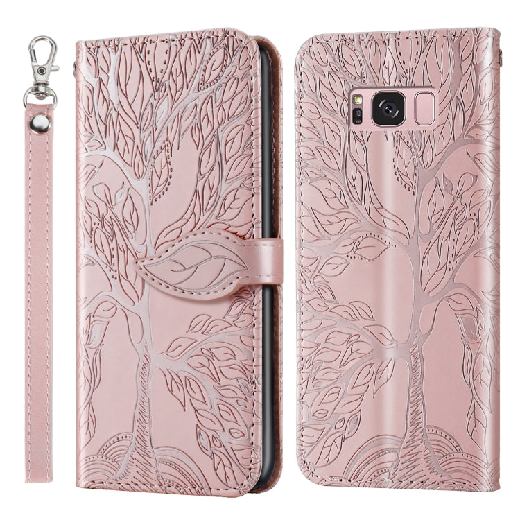 Life of Tree Embossing Pattern Horizontal Flip Leather Case with Holder & Card Slot & Wallet & Photo Frame & Lanyard, For Samsung Galaxy Note20, For Samsung Galaxy Note20 Ultra, For Samsung Galaxy S8, For Samsung Galaxy S8+