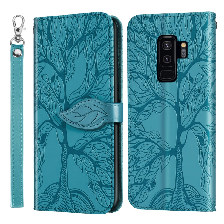 Life of Tree Embossing Pattern Horizontal Flip Leather Case with Holder & Card Slot & Wallet & Photo Frame & Lanyard, For Samsung Galaxy S9, For Samsung Galaxy S9+, For Samsung Galaxy S10, For Samsung Galaxy S10+