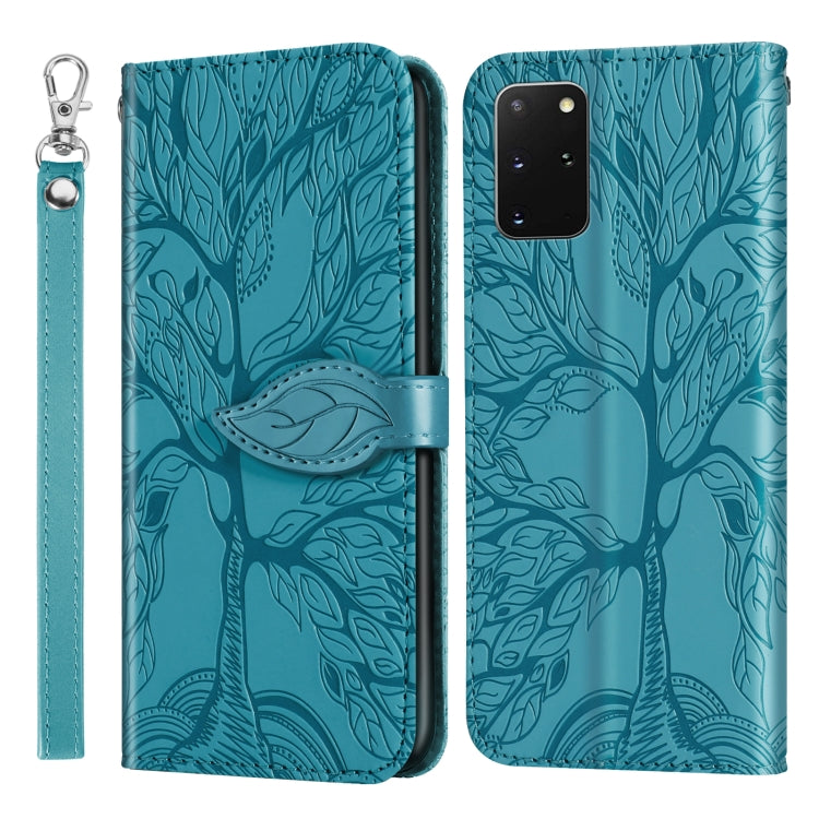 Life of Tree Embossing Pattern Horizontal Flip Leather Case with Holder & Card Slot & Wallet & Photo Frame & Lanyard, For Samsung Galaxy S10e, For Samsung Galaxy S20, For Samsung Galaxy S20+, For Samsung Galaxy S20 Ultra