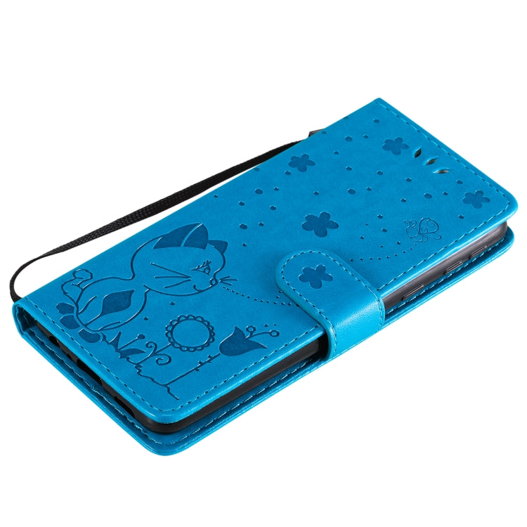 Cat Bee Embossing Pattern Shockproof Horizontal Flip Leather Case with Holder & Card Slots & Wallet, For Samsung Galaxy A01 Core, For Samsung Galaxy A01, For Samsung Galaxy A11, For Samsung Galaxy A21