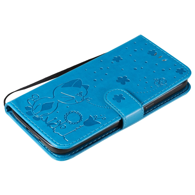 Cat Bee Embossing Pattern Shockproof Horizontal Flip Leather Case with Holder & Card Slots & Wallet, For Samsung Galaxy J2 Pro(2018), For Samsung Galaxy M01, For Samsung Galaxy M31s, For Samsung Galaxy M51