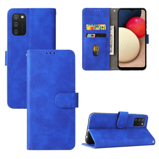 Solid color PU leather flip case with magnetic buckle for Samsung Galaxy A02s and Xiaomi Poco M3