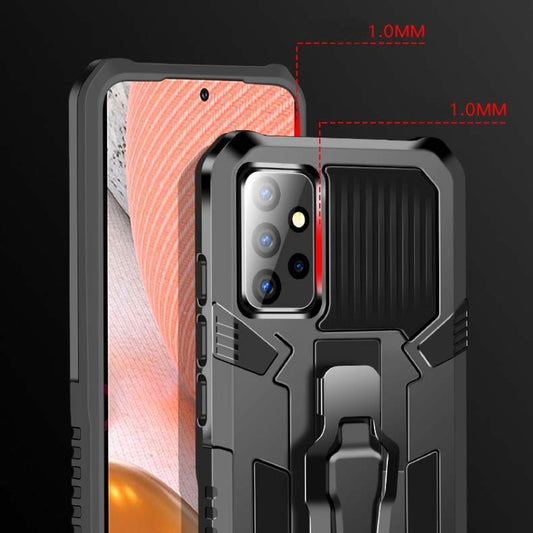 Durable Samsung Galaxy A52 case detail view of shock-absorbing TPU layer construction