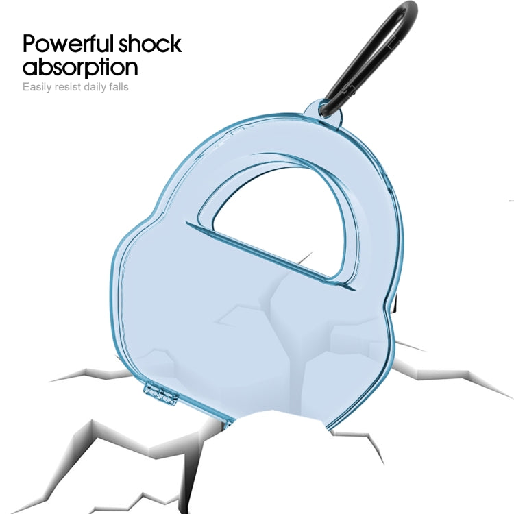 Étui de protection pour écouteurs AirPods Max en PP Jelly Color, avec crochet, noir, blanc, bleu, vert et rouge