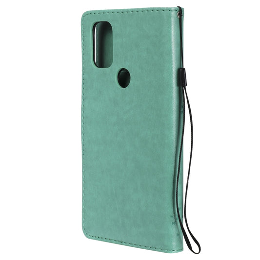 OnePlus Nord N100 leather case interior showing card slot compartments and money pocket