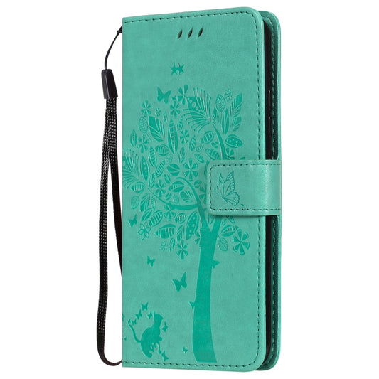 Pressed printing design showing detailed tree and cat motifs on case front