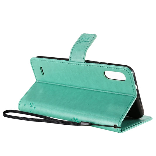 Lanyard attachment point on leather case corner for secure carrying