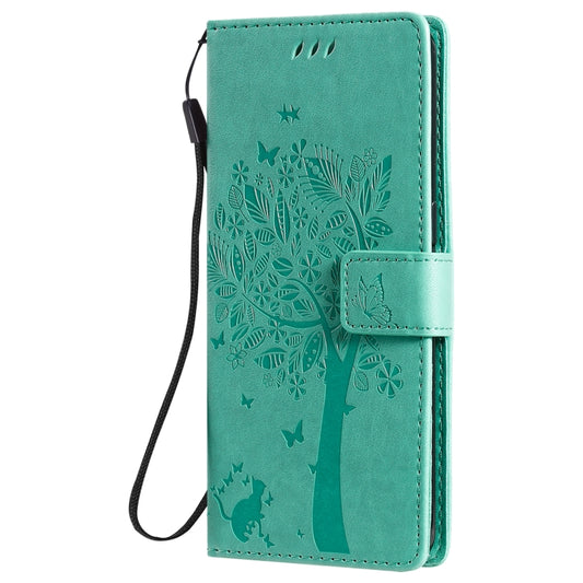 Pressed printing design showcasing trees and cats on OPPO F17 Pro protective case