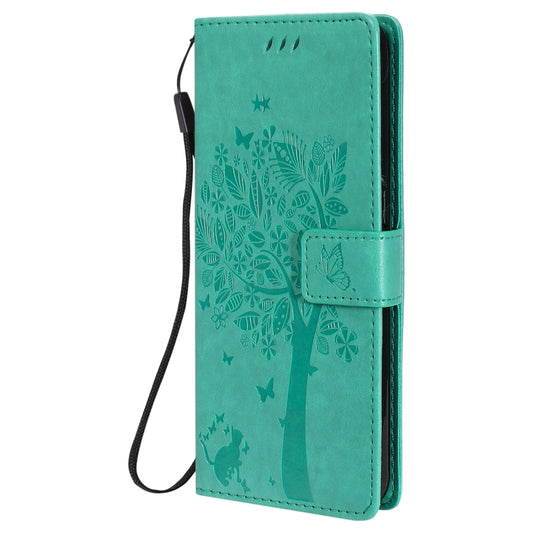 Pressed printing design showing detailed tree and cat motifs on protective phone case