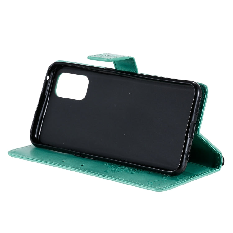 Tree & Cat Pattern Pressed Printing Horizontal Flip PU Leather Case with Holder & Card Slots & Wallet & Lanyard, For OPPO Realme 7 Pro, For Sony Xperia5 II