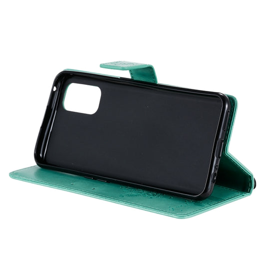 Stand holder feature closed position Realme leather wallet case with strap