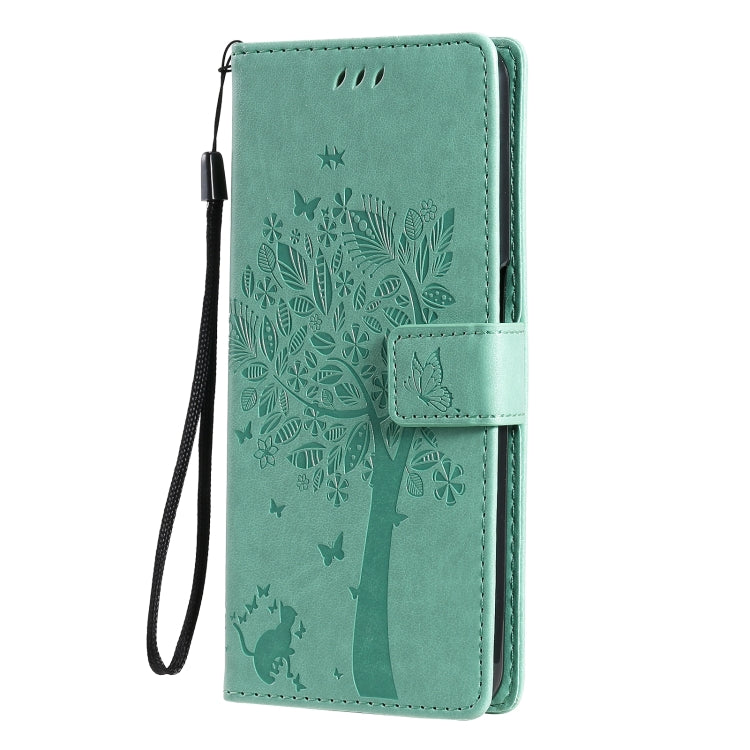 Tree Cat Pattern PU Leather Flip Case Xiaomi Mi 10T Lite 5G OPPO Realme 7