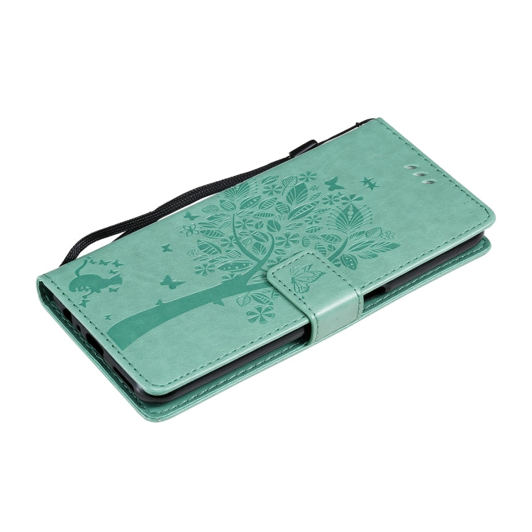 Tree Cat Pattern PU Leather Flip Case Xiaomi Mi 10T Lite 5G OPPO Realme 7