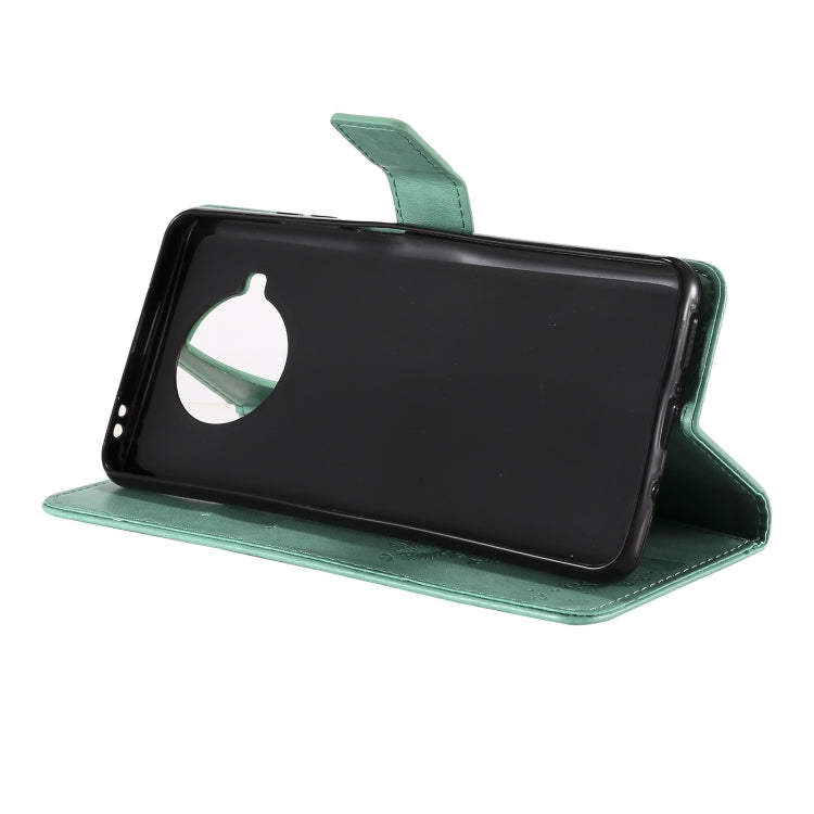 Tree & Cat Pattern Pressed Printing Horizontal Flip PU Leather Case with Holder & Card Slots & Wallet & Lanyard, For Xiaomi Mi 10T Lite 5G, For OPPO Realme 7