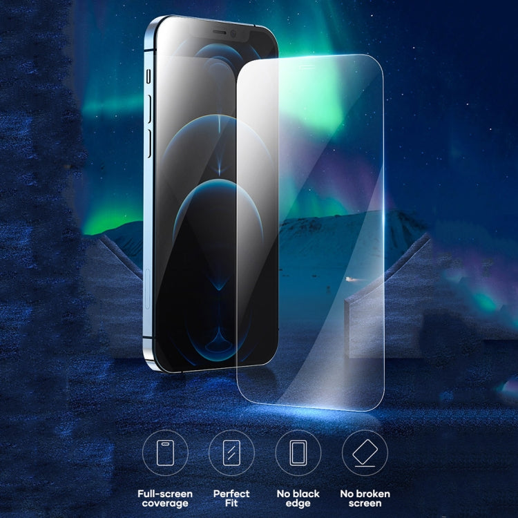 Film en verre trempé plein écran sans bordure ROCK, pour iPhone 12 mini, iPhone 12/12 Pro, iPhone 12 Pro Max