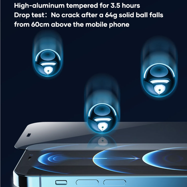 ROCK Full Screen Borderless Tempered Glass Film, For iPhone 12 / 12 Pro
