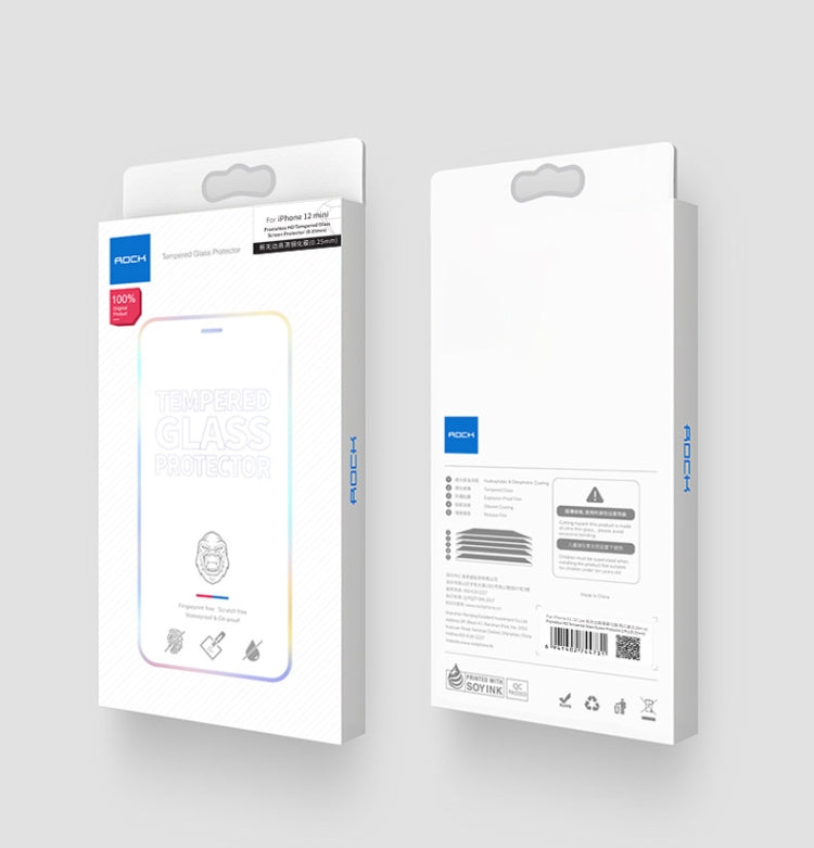 ROCK Full Screen Borderless Tempered Glass Film, For iPhone 12 / 12 Pro