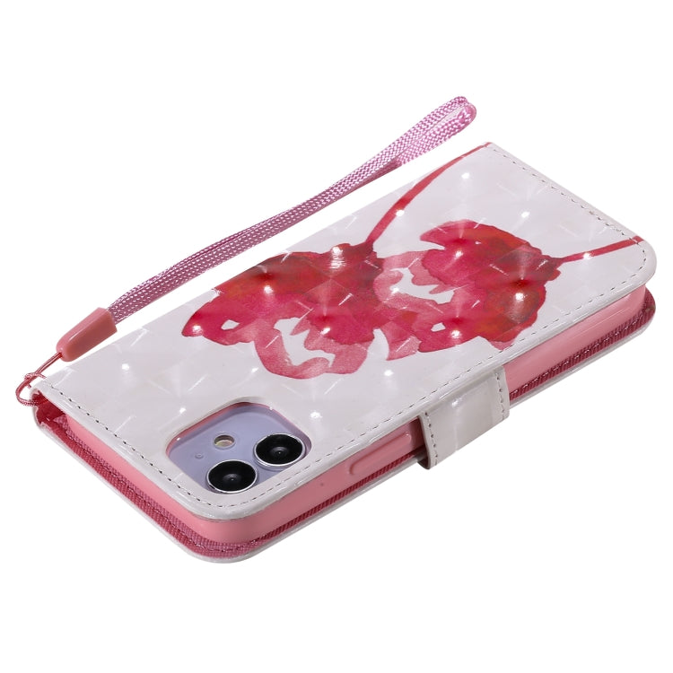 3D Painting Horizontal Flip Leather Case with Holder & Card Slot & Lanyard, For iPhone 12 mini, For iPhone 12 / 12 Pro, For iPhone 12 Pro Max