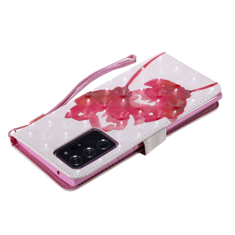 3D Painting Horizontal Flip Leather Case with Holder & Card Slot & Lanyard, For Samsung Galaxy Note 20 Ultra, For Samsung Galaxy Note 20