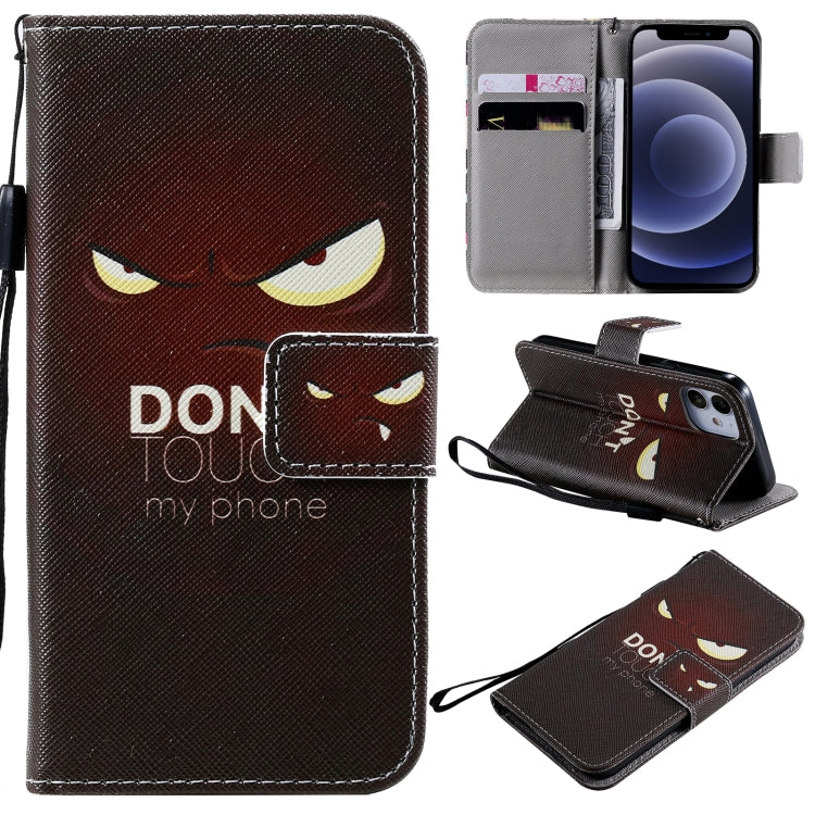 Painting Horizontal Flip Leather Case with Holder & Card Slot & Lanyard, For iPhone 12 mini, For iPhone 12 / 12 Pro, For iPhone 12 Pro Max