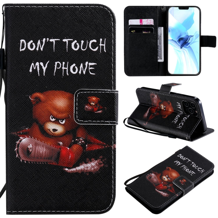 Painting Horizontal Flip Leather Case with Holder & Card Slot & Lanyard, For iPhone 12 mini, For iPhone 12 / 12 Pro, For iPhone 12 Pro Max
