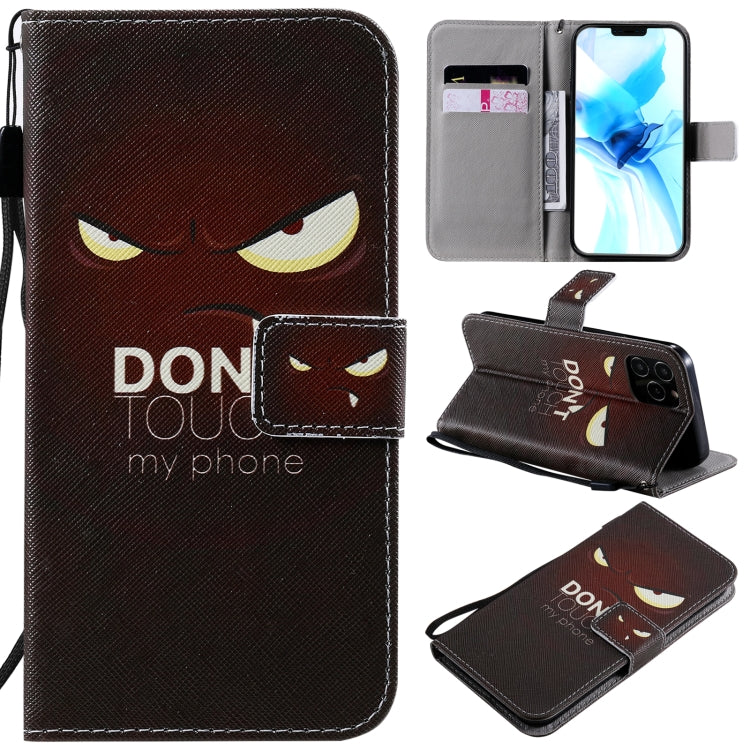 Painting Horizontal Flip Leather Case with Holder & Card Slot & Lanyard, For iPhone 12 mini, For iPhone 12 / 12 Pro, For iPhone 12 Pro Max