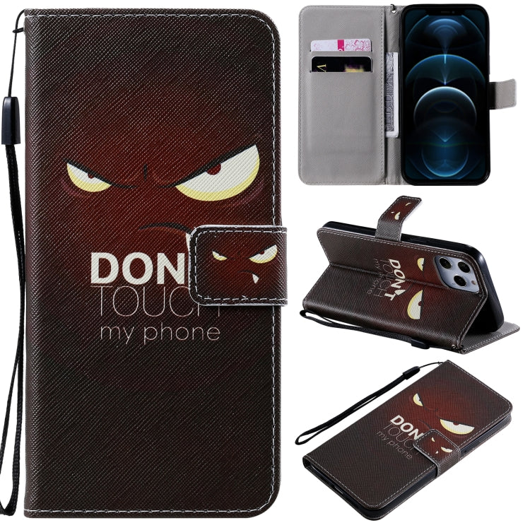 Painting Horizontal Flip Leather Case with Holder & Card Slot & Lanyard, For iPhone 12 mini, For iPhone 12 / 12 Pro, For iPhone 12 Pro Max