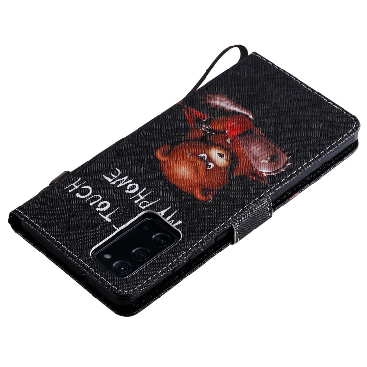 Painting Horizontal Flip Leather Case with Holder & Card Slot & Lanyard, For Samsung Galaxy Note 20