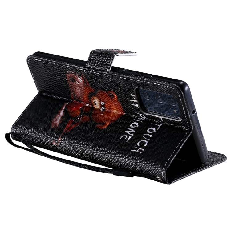 Painting Horizontal Flip Leather Case with Holder & Card Slot & Lanyard, For Samsung Galaxy Note 20