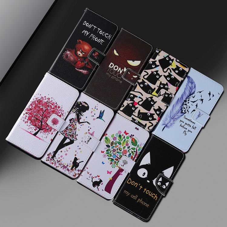 Painting Horizontal Flip Leather Case with Holder & Card Slot & Lanyard, For Samsung Galaxy Note 20