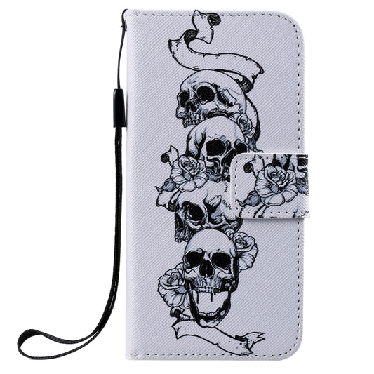 Artistic flip case design for iPhone 12 mini showing vibrant painting pattern