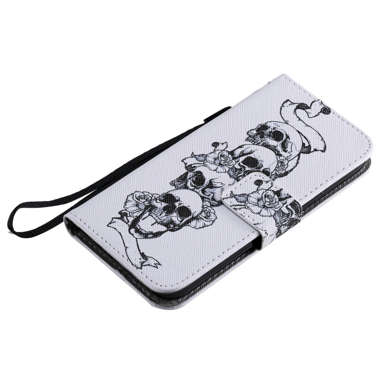 Painting Horizontal Flip Leather Case with Holder & Card Slot & Lanyard, For iPhone 12 mini, For iPhone 12 / 12 Pro