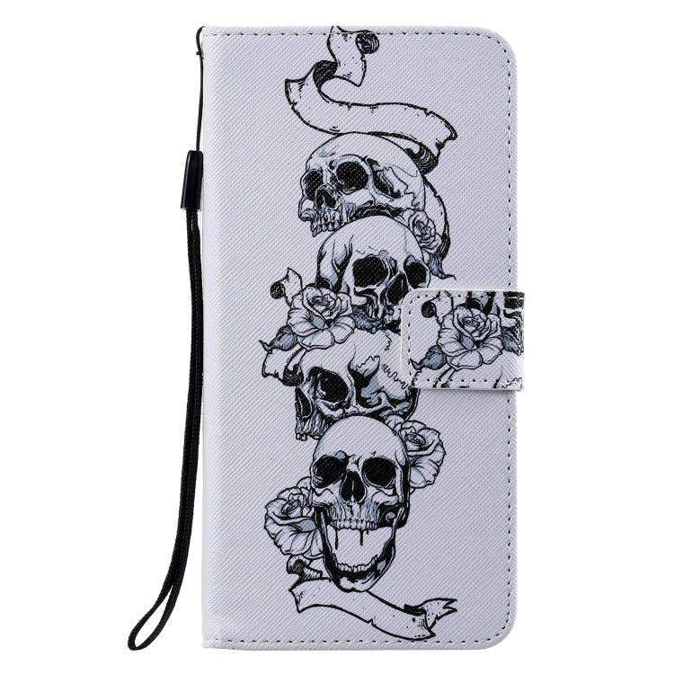 Painting Horizontal Flip Leather Case with Holder & Card Slot & Lanyard, For iPhone 12 Pro Max