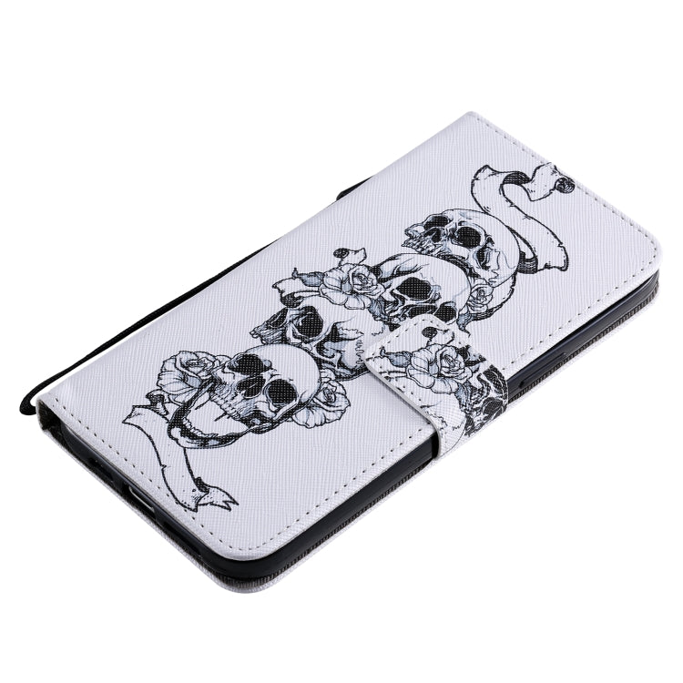 Painting Horizontal Flip Leather Case with Holder & Card Slot & Lanyard, For iPhone 12 Pro Max