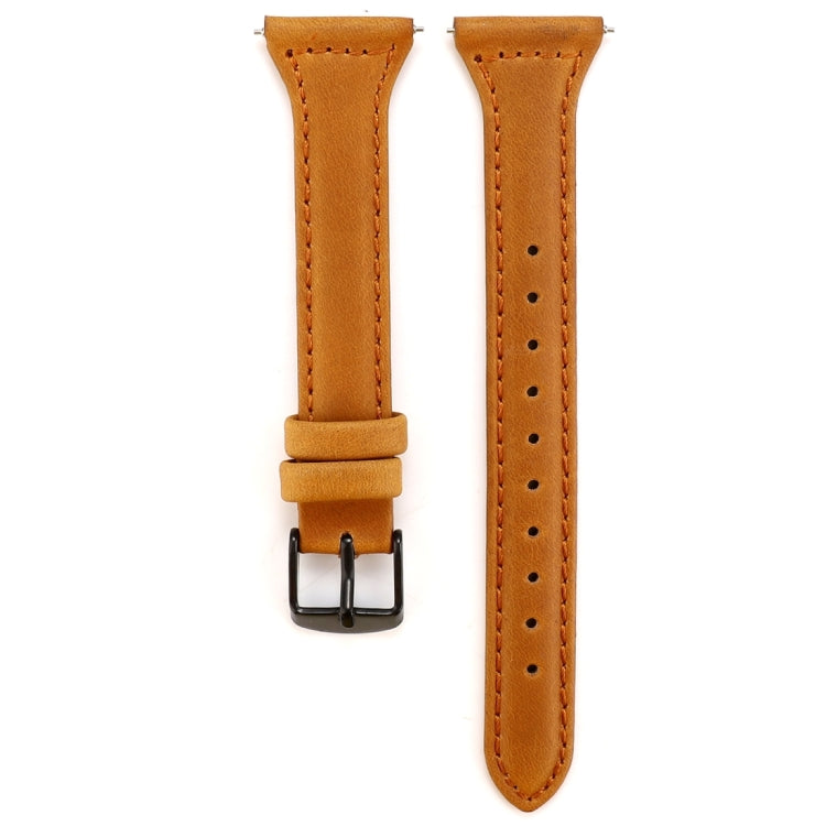 For Fitbit Versa razy Horse Texture Genuine Leather Strap