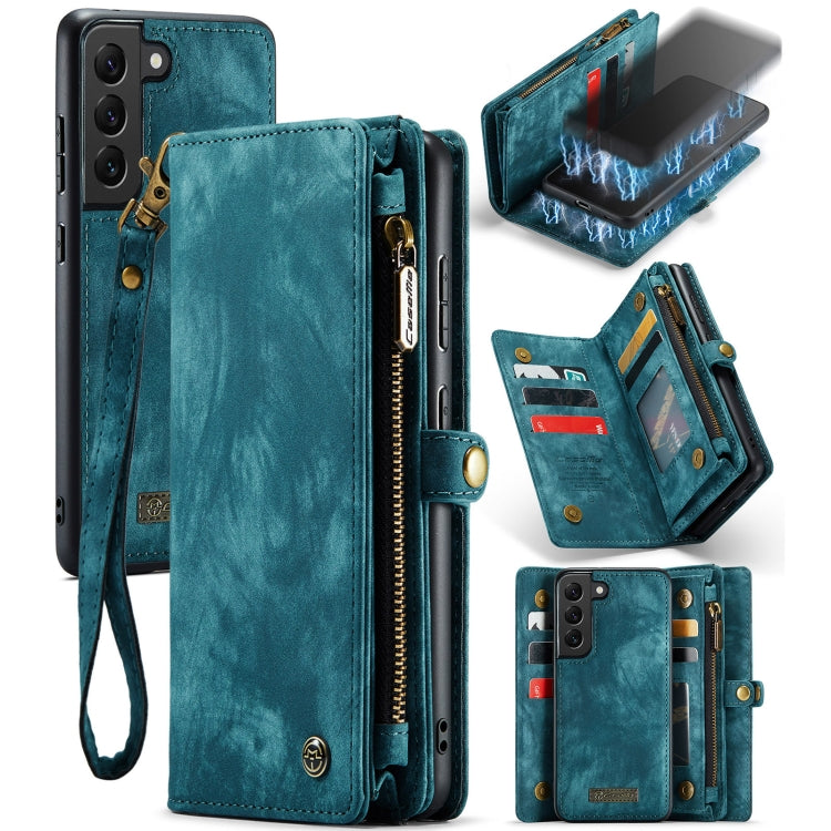 CaseMe Detachable Multifunctional Horizontal Flip Leather Case, with Card Slot & Holder & Zipper Wallet & Photo Frame, For Samsung Galaxy S21 5G, For Samsung Galaxy S21+ 5G, For Samsung Galaxy S21 Ultra 5G