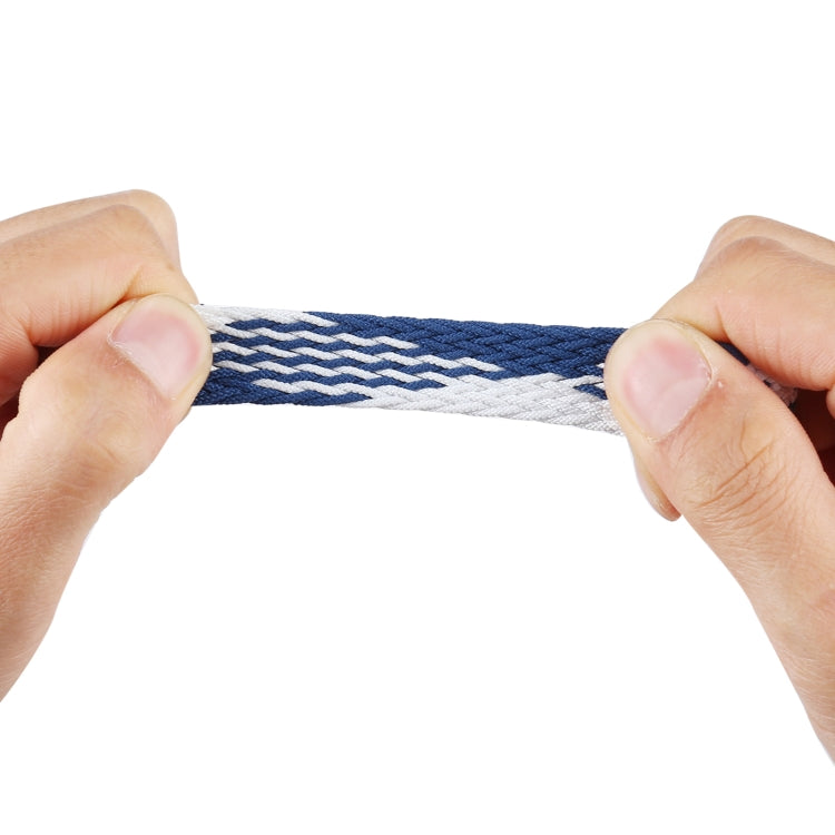 Plastic Buckle Mixed Color Nylon Braided Single Loop Replacement Watchbands For Apple Watch Series 6 & SE & 5 & 4 40mm / 3 & 2 & 1 38mm, S, M, L