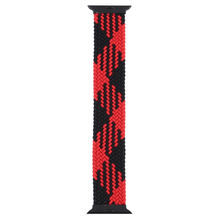 Plastic Buckle Mixed Color Nylon Braided Single Loop Replacement Watchbands For Apple Watch Series 6 & SE & 5 & 4 40mm / 3 & 2 & 1 38mm, S, M, L