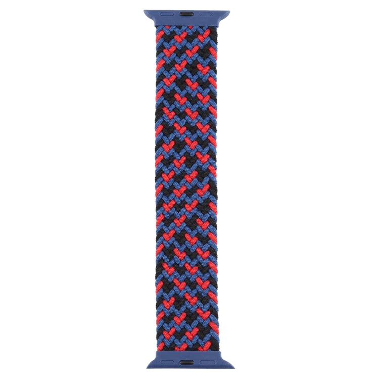 Plastic Buckle Mixed Color Nylon Braided Single Loop Replacement Watchbands For Apple Watch Series 6 & SE & 5 & 4 40mm / 3 & 2 & 1 38mm, S, M, L