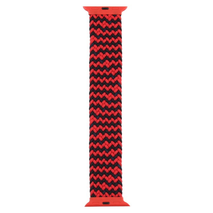 Plastic Buckle Mixed Color Nylon Braided Single Loop Replacement Watchbands For Apple Watch Series 6 & SE & 5 & 4 40mm / 3 & 2 & 1 38mm, S, M, L