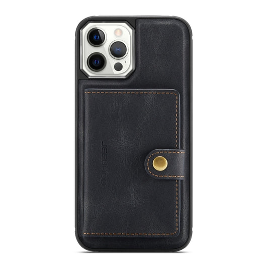 Detachable wallet case for iPhone 12 mini featuring card storage and kickstand