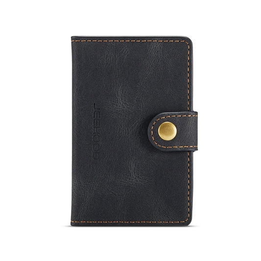 JEEHOOD magnetic wallet case showing card slot detail for iPhone 12 mini